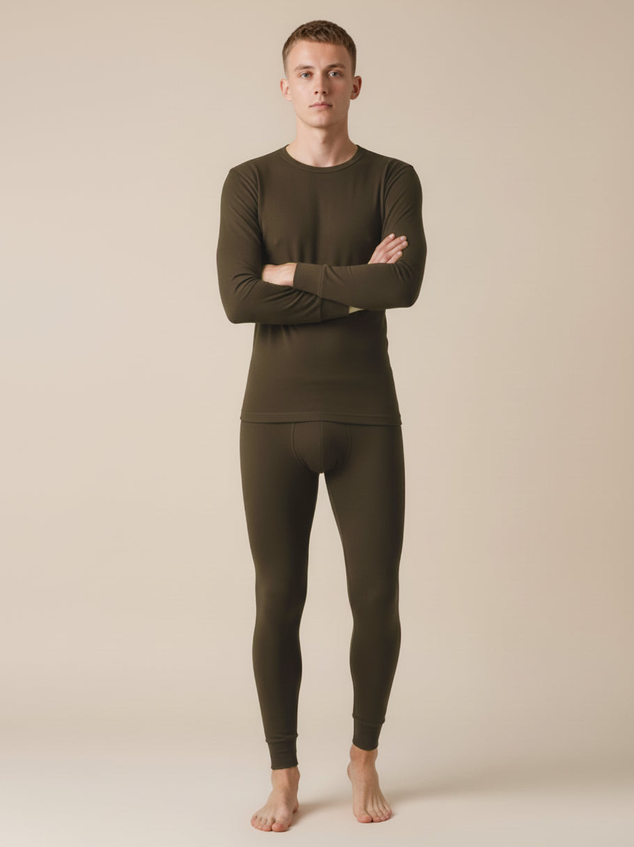 VZV Warmer Suit For Men-Dark Brown-VZV09