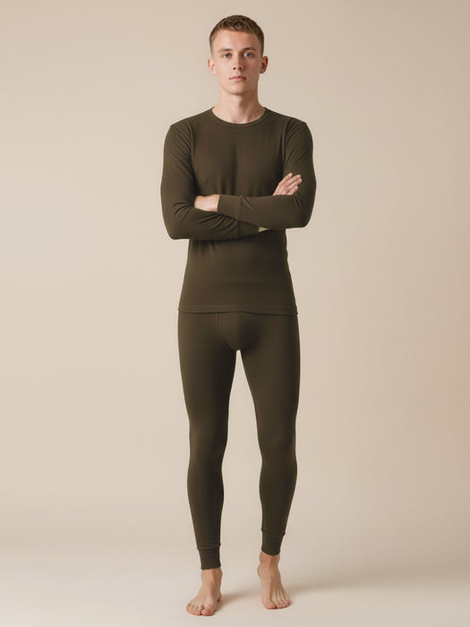 VZV Warmer Suit For Men-Dark Brown-VZV09