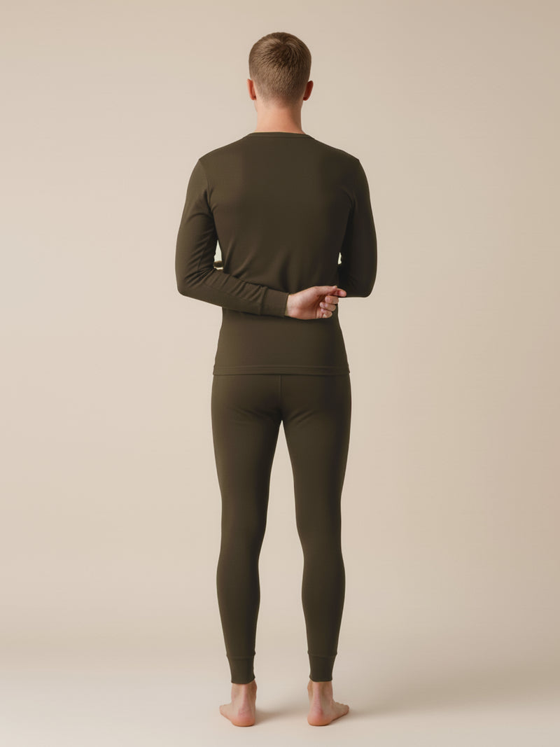 VZV Warmer Suit For Men-Dark Brown-VZV09