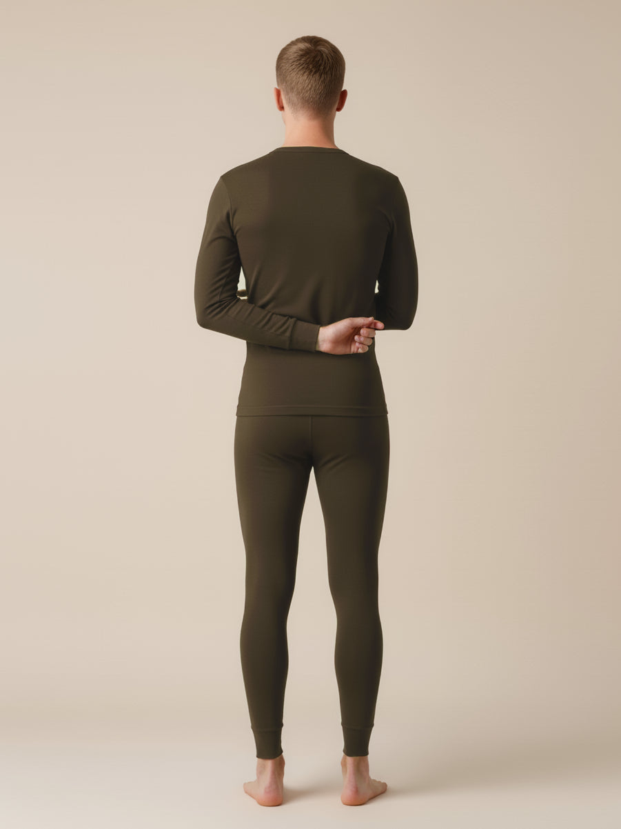 VZV Warmer Suit For Men-Dark Brown-VZV09