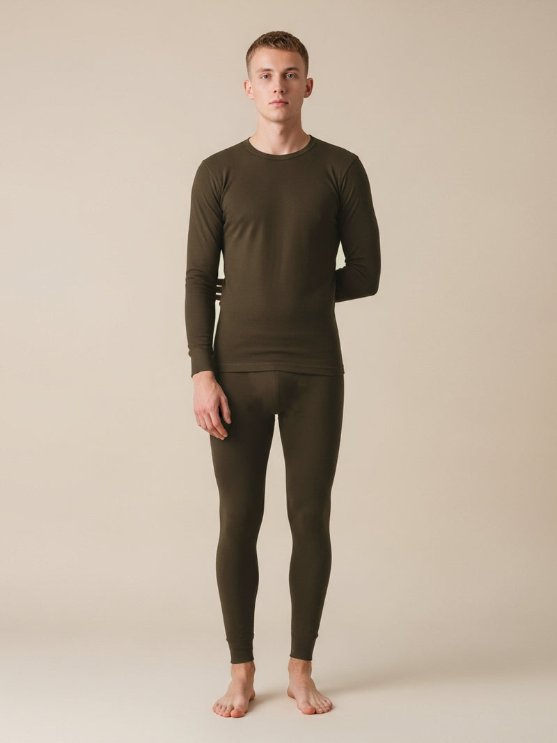 VZV Warmer Suit For Men-Dark Brown-VZV09