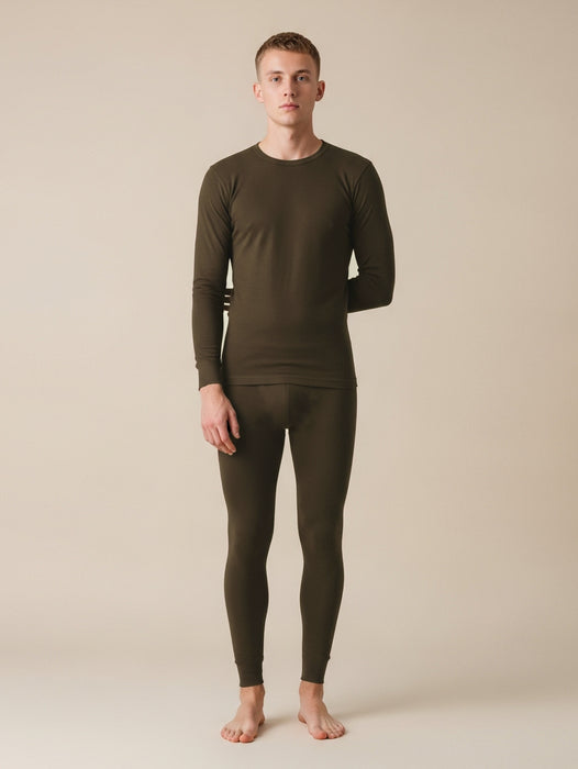 VZV Warmer Suit For Men-Dark Brown-VZV09