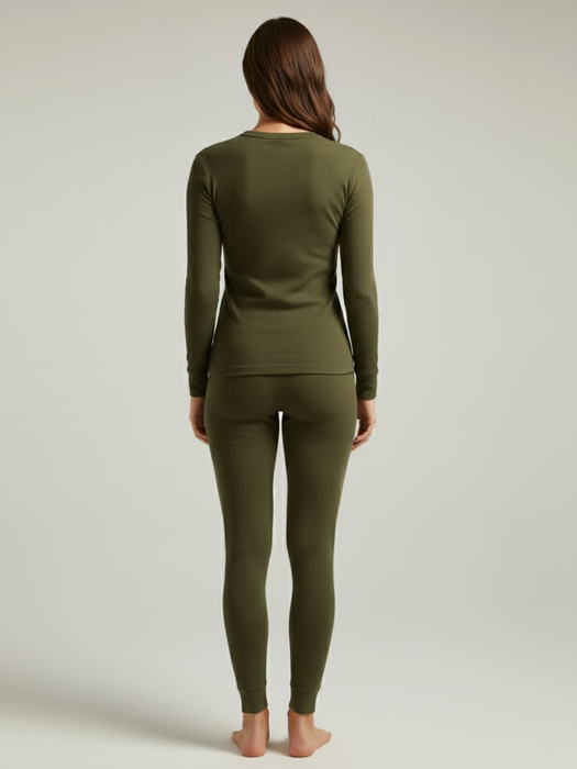 VZV Warmer Suit For Women-Olive Green-VZV04