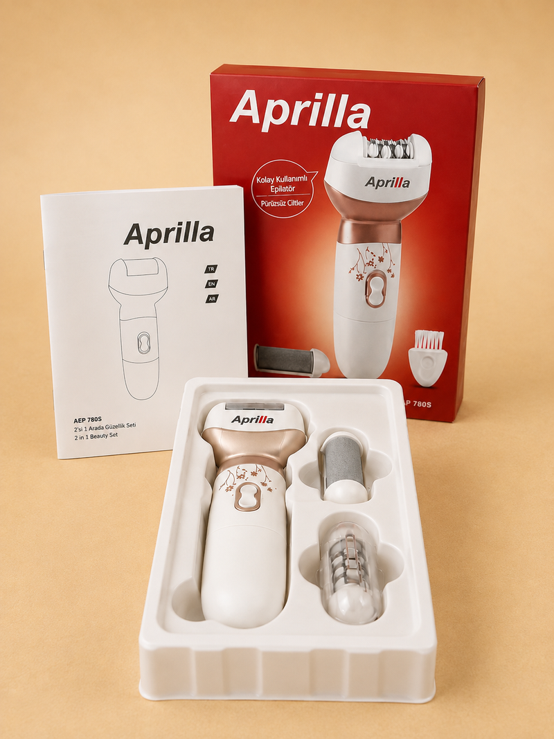 : Aprilla AEP 7805 2-in-1 Epilator & Beauty Care Set for Women