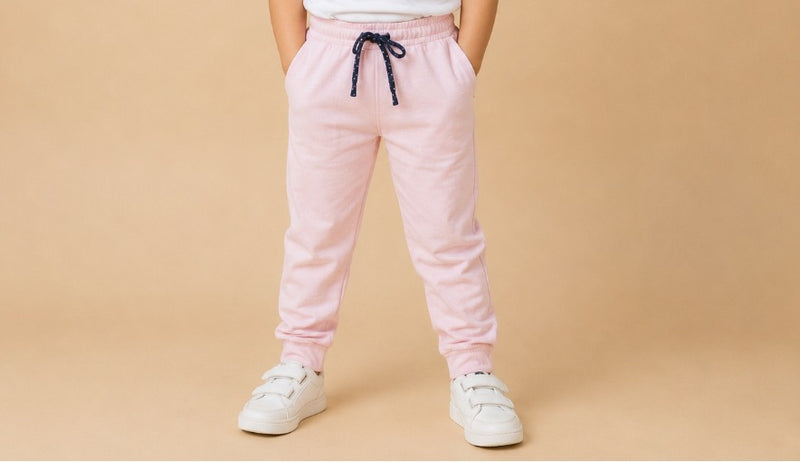 Kids Light Pink Jogger Pants – Soft & Comfortable Casual Trouser
