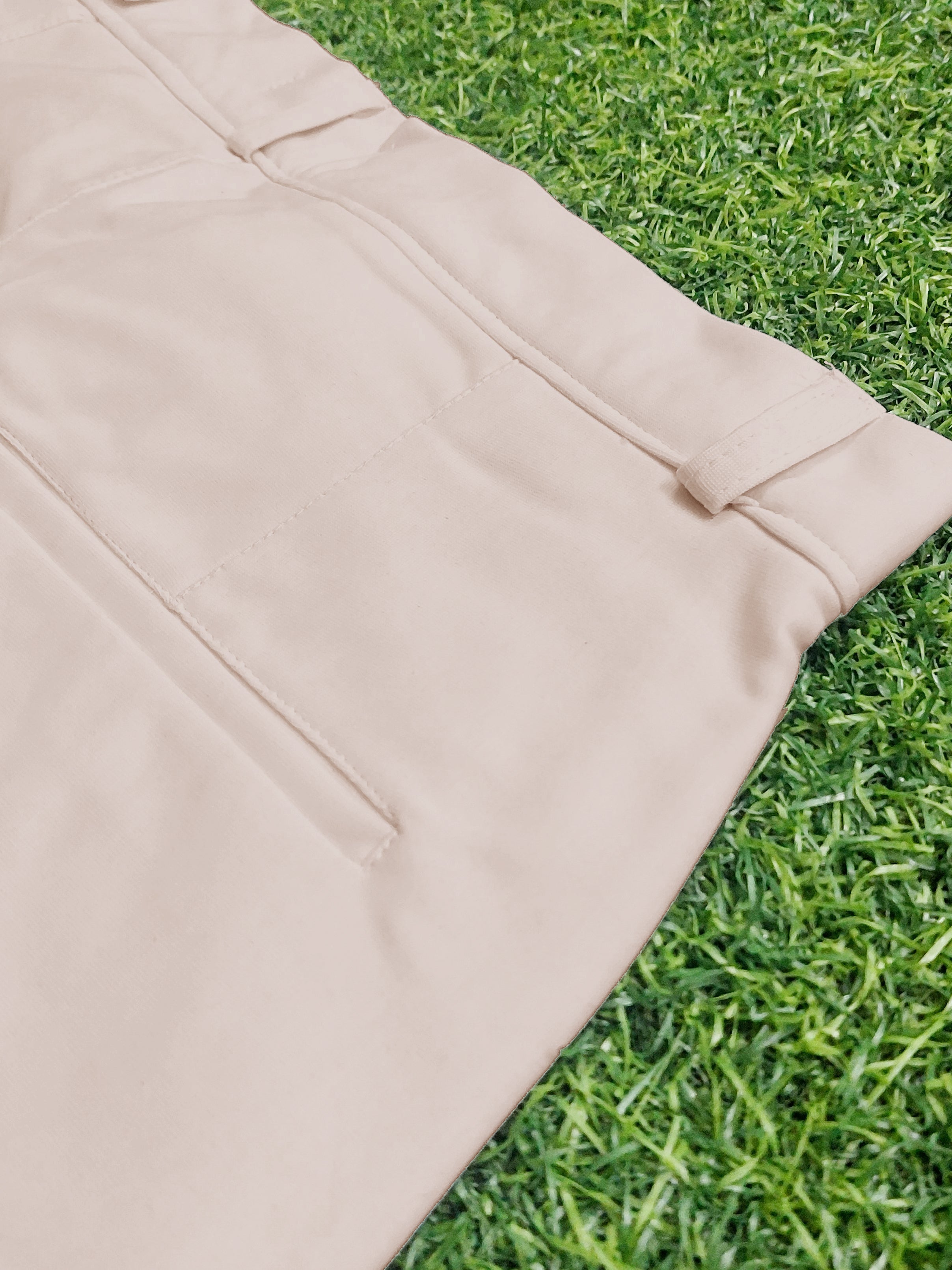 Louis Vicaci Interlock Stretchy Slim Fit Pent For Men-Light Peach-AZ149