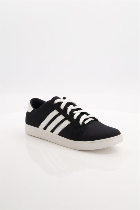 Men Asiwen Black Slip Fit Sneakers