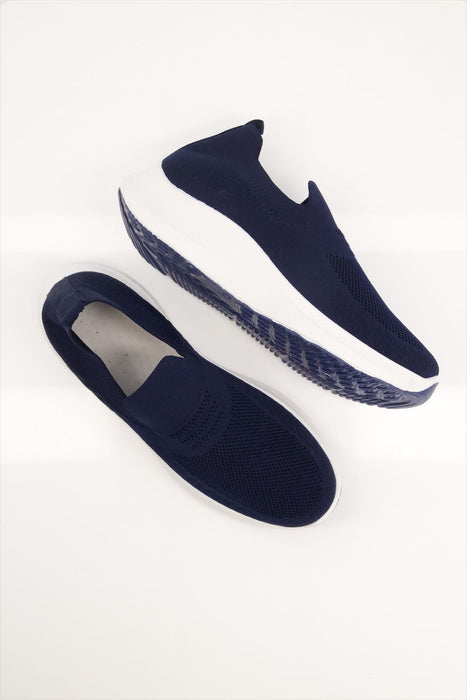 Men Slip on Blue Shoes