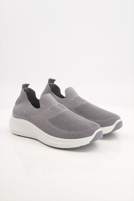 Men Slip on Grey Shoes