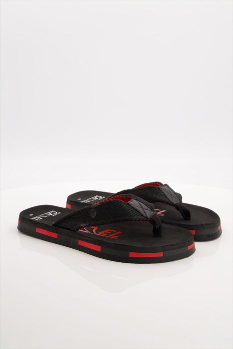 Men Strider Black Flip Flop