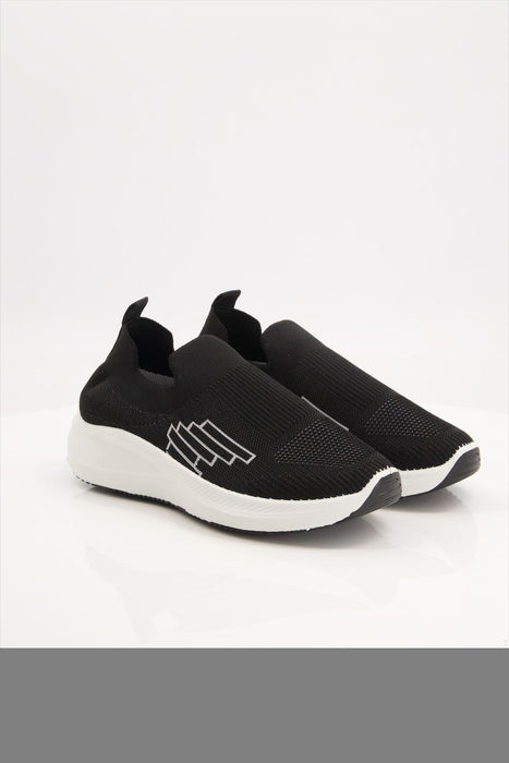 Slip on Black Shoes 8508