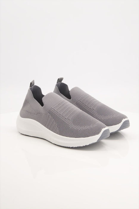 Slip on Grey Shoes 8512