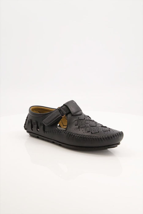 Men Driving Sandal Black