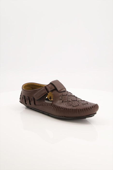 Men Driving Sandal Brown