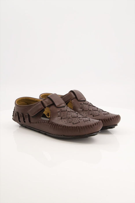 Men Driving Sandal Brown