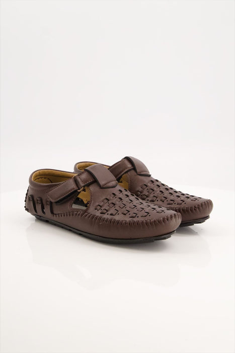 Men Driving Sandal Brown