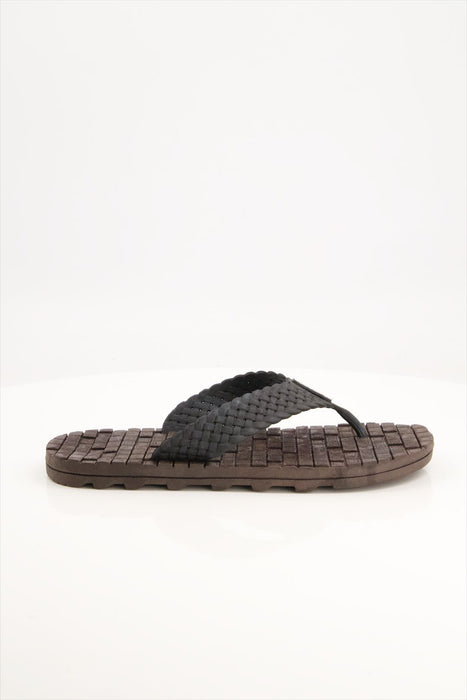 Black Camel Hpral Brown-Black Slipper