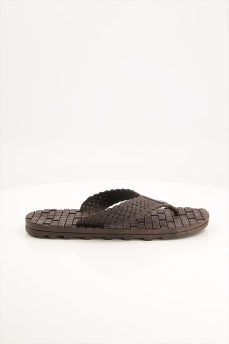 Black Camel Hpral Brown  Slipper