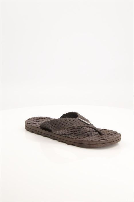 Black Camel Hpral Brown  Slipper