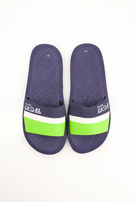 Men 003 Navy-Green Slide