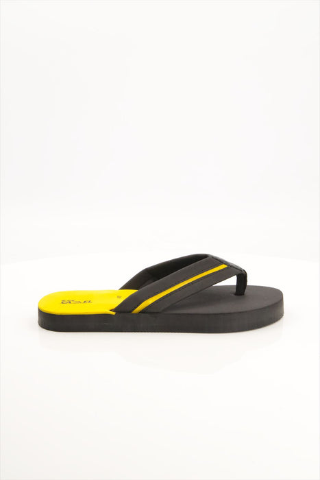 Men 006 Black-Yellow Slide