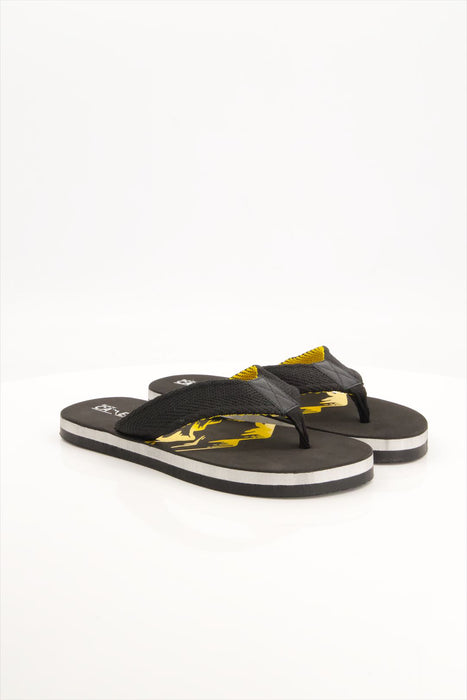 Men 007 Yellow-Black Slide