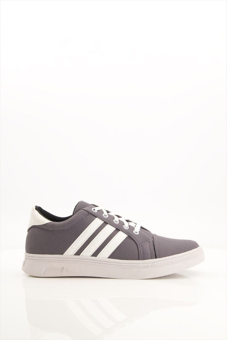 Black Camel New Grey Color White Stripe Sneakers