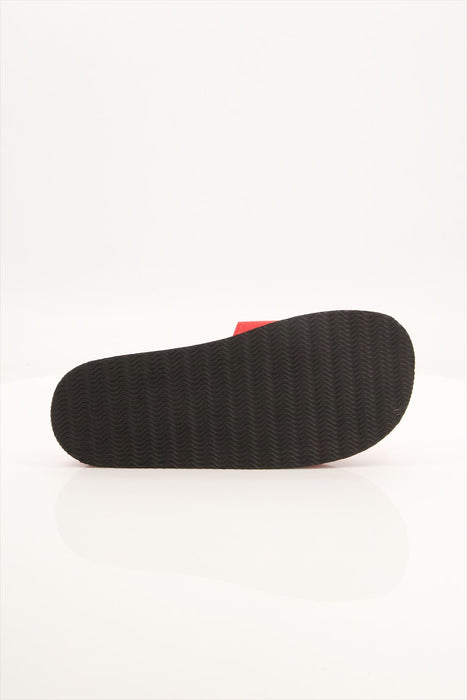 Black Camel Line Style Slide Red