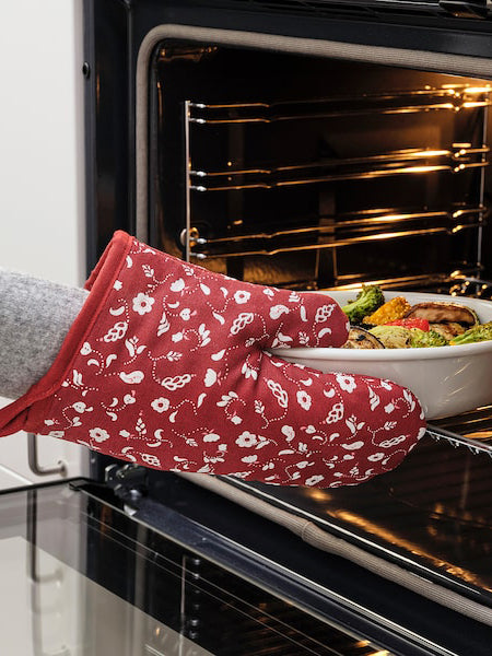 Assorted 2 Pcs Heat Resistant Kitchen Mitt: Durable Oven Glove for Safe & Easy Cooking-BR14787