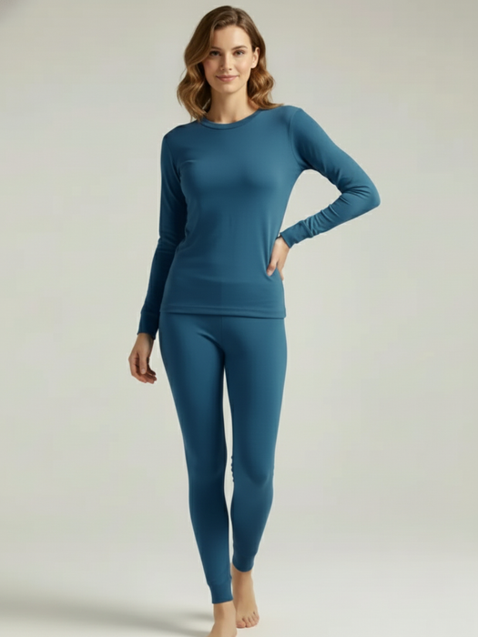VZV Warmer Suit For Women-Zinc Blue-VZV08