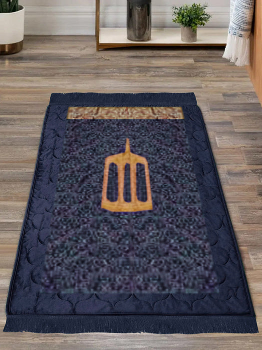 Super Soft Muslim Prayer Foam Thick Velvet Non-Slip Janamaz-BR13879