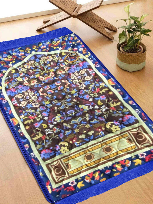 Super Soft Muslim Prayer Foam Thick Velvet Non-Slip Janamaz-BR13880