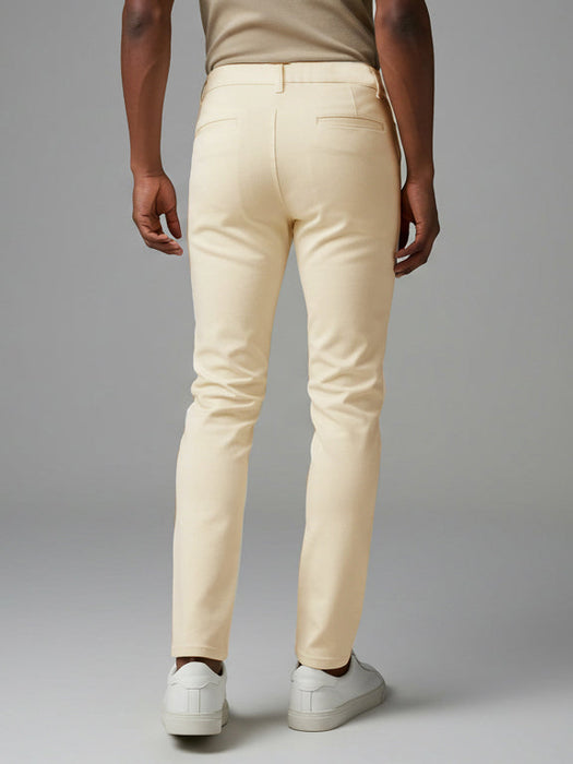 Louis Vicaci Lycra Stretchy Slim Fit Pent For Men-Light Peach-RA0126