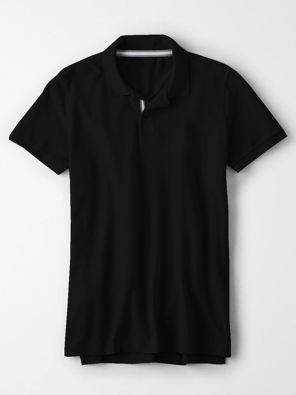 Quick Silver Single Jersey Half Sleeve Polo For Men-Black-RT809