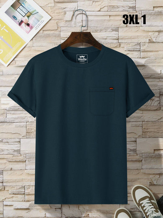 Premium Quality Single Jersey Crew Neck Tee Shirt For Men-BR13891