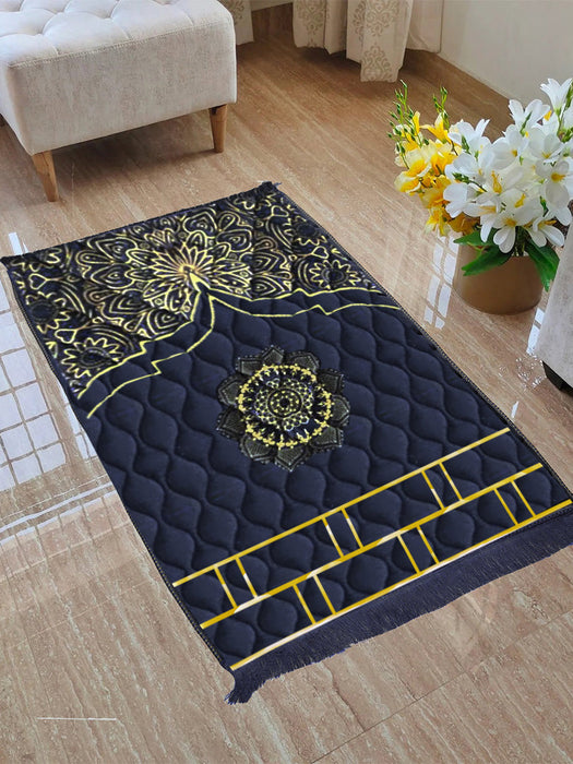 Super Soft Muslim Prayer Foam Thick Velvet Non-Slip Janamaz-BR13881