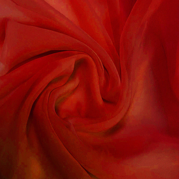 Imported Net Dupatta- Red