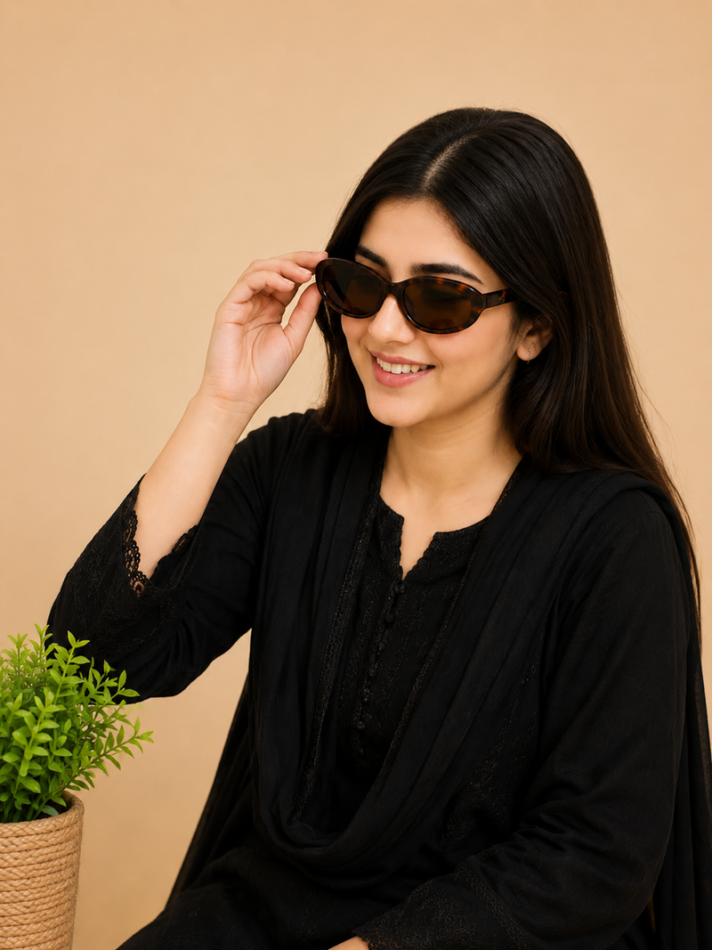 Stylish Tortoiseshell Brown Sunglasses for Women – Trendy Fashion Eyewear