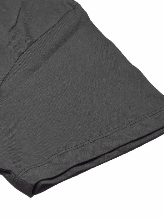 47 Single Jersey Crew Neck Tee Shirt For Men-Dark Grey with Print-BR13245