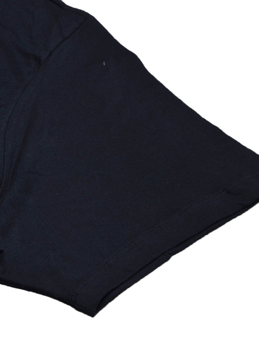 47 Single Jersey Crew Neck Tee Shirt For Men-Dark Navy with Print-BR13262