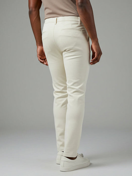 Louis Vicaci Lycra Stretchy Slim Fit Pent For Men-Off White-RA0125