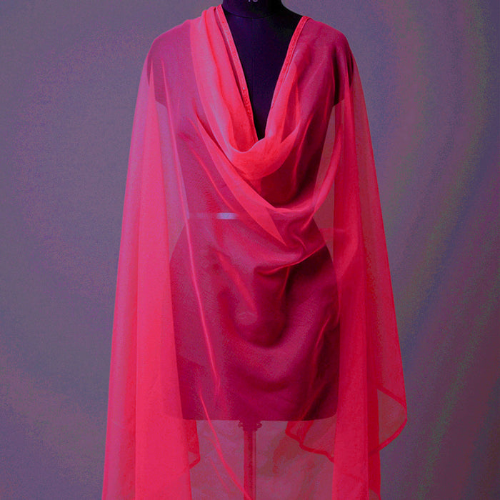 Imported Net Dupatta- Pink