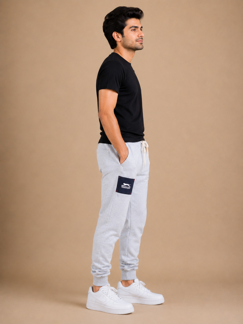 Slazenger Fleece Slim Fit With pocket Trouser Ice Blue For men's gh57