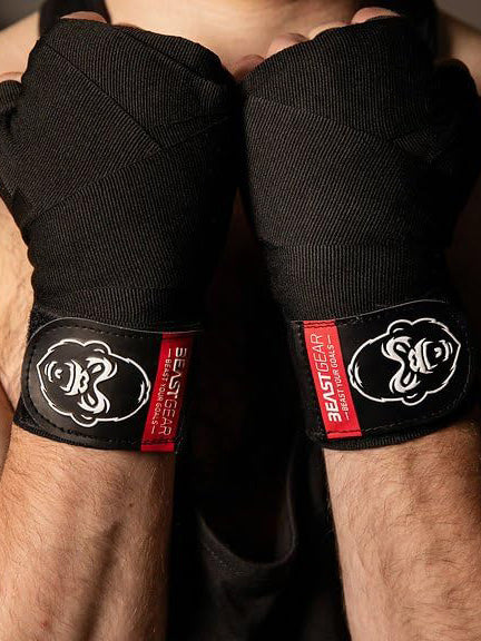 Beast Gear Boxing Wraps-Hand Gloves for Kickboxing Pair-LV435