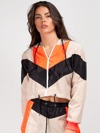 Rising Lightweight Festival Short Jacket For Ladies-Beige-RT2572