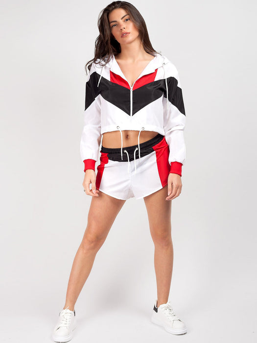 Rising Lightweight Festival Short Jacket For Ladies-White-RT2568