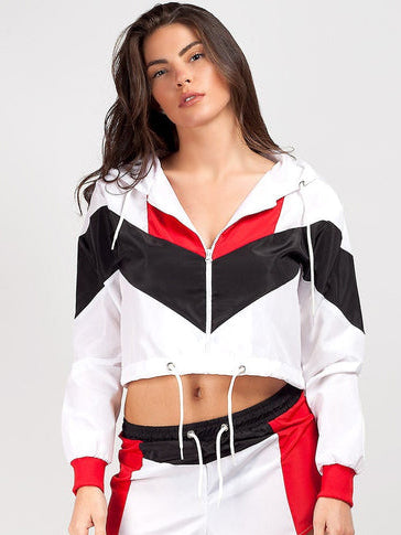 Rising Lightweight Festival Short Jacket For Ladies-White-RT2568