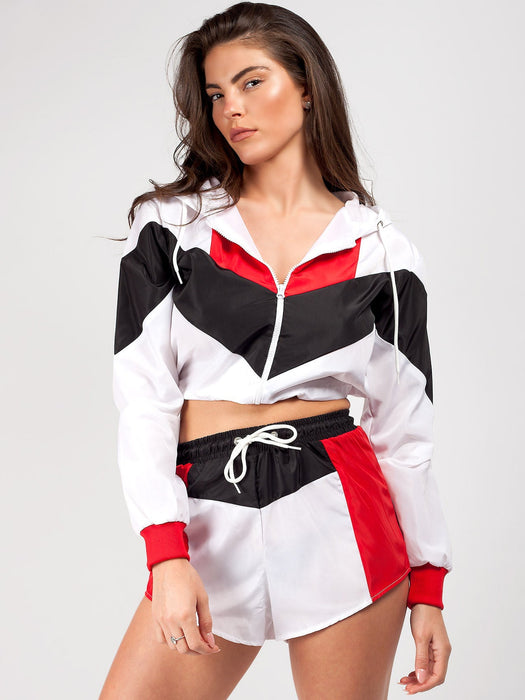 Rising Lightweight Festival Short Jacket For Ladies-White-RT2568