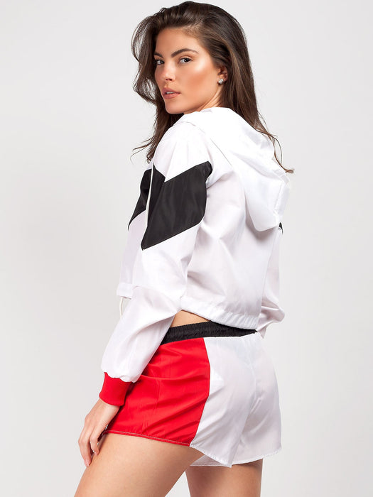 Rising Lightweight Festival Short Jacket For Ladies-White-RT2568