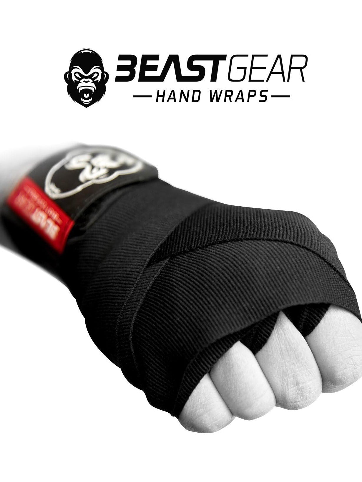 Beast Gear Boxing Wraps-Hand Gloves for Kickboxing Pair-LV435